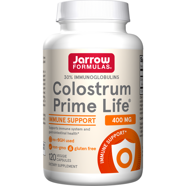 Jarrow Formulas Colostrum Prime Life® 400 mg, 120 Veggie Caps Bottle