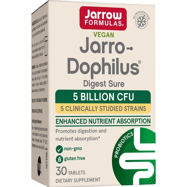 Jarrow Formulas Jarro-Dophilus® Digest Sure, 30 Tablets Box