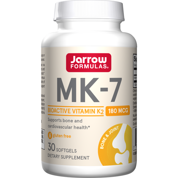 Jarrow Formulas MK-7 180 mcg, 30 Softgels Bottle