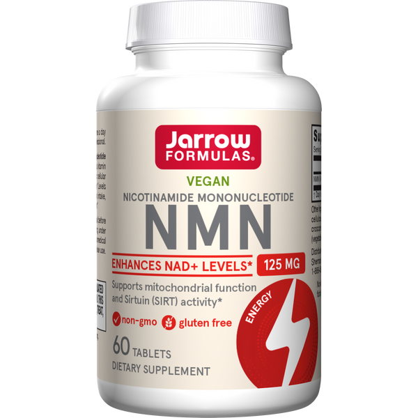 Jarrow Formulas NMN 125 mg, 60 Tablets Bottle