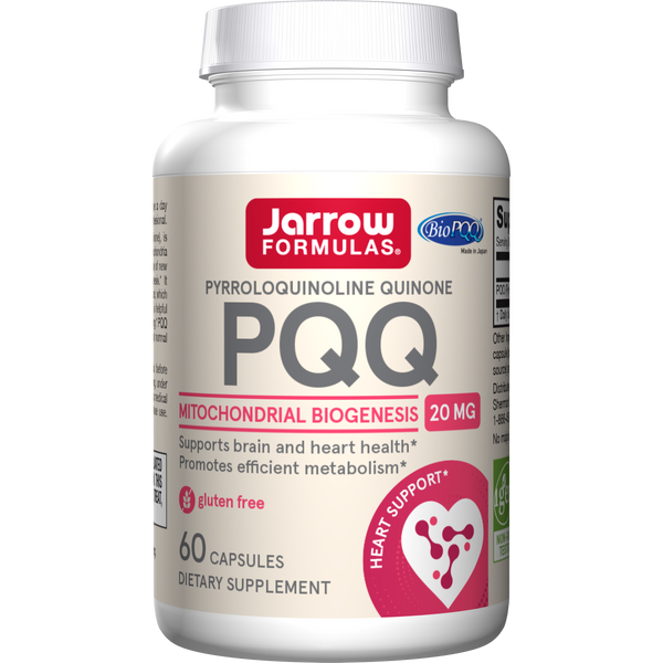 Jarrow Formulas PQQ Capsules, 20mg, 60ct Bottle