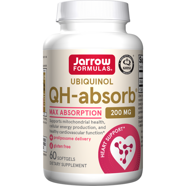Jarrow Formulas QH-absorb® Softgels, 200mg, 60ct Bottle