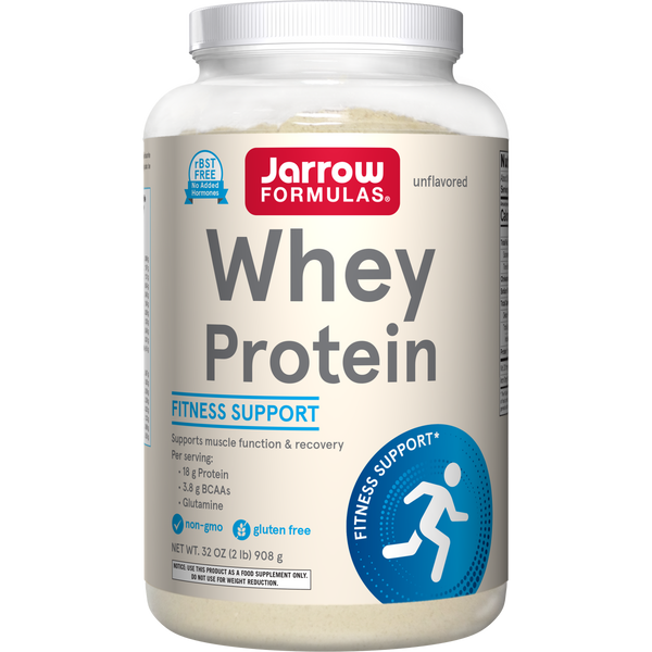 Jarrow Formulas Whey Protein Unflavored N/A g, 32 oz (2 lb) 908 g Powder