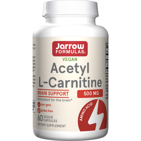 Jarrow Formulas Acetyl L-Carnitine 500mg, 60ct Bottle