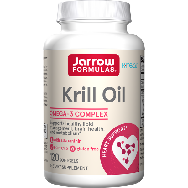 Jarrow Formulas Krill Oil Softgels, 120ct Bottle