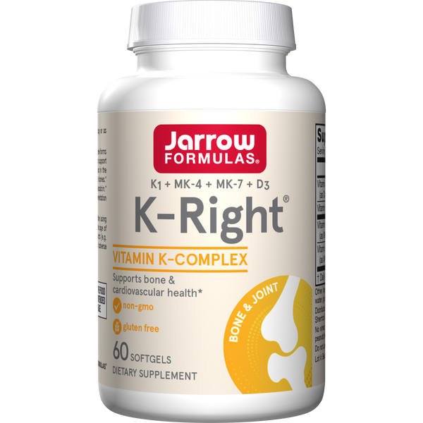 Jarrow Formulas K-Right®, 60 Softgels Bottle