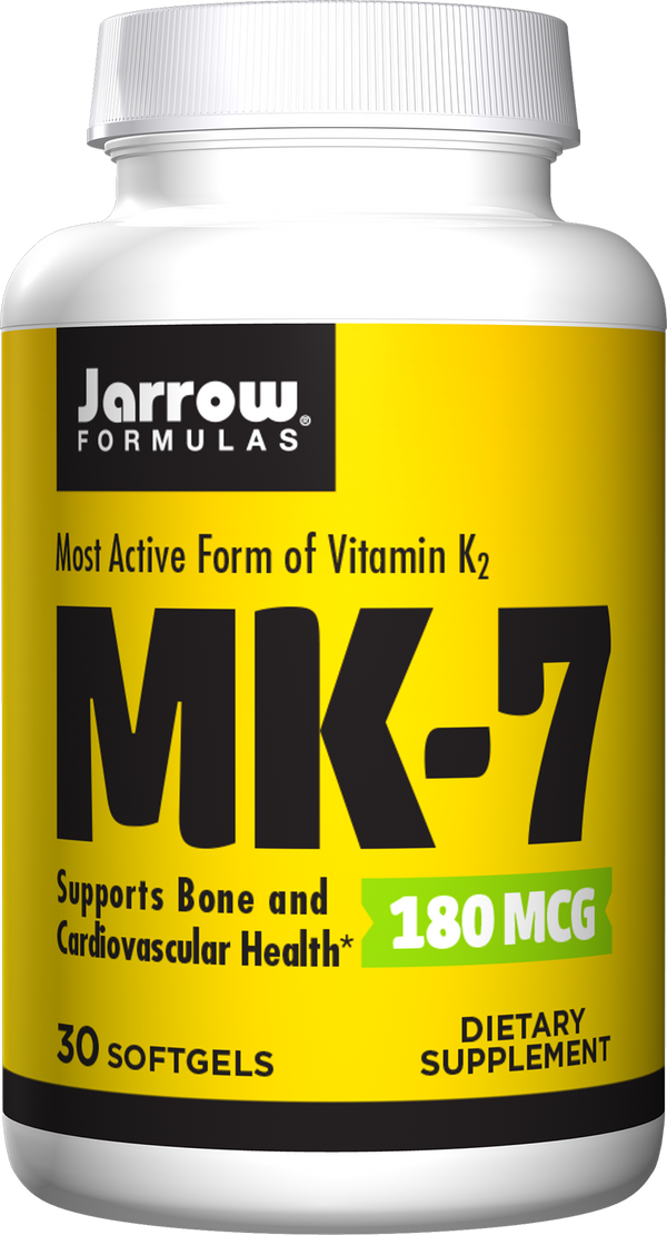 Jarrow Formulas MK-7 180 mcg, 30 Softgels Bottle
