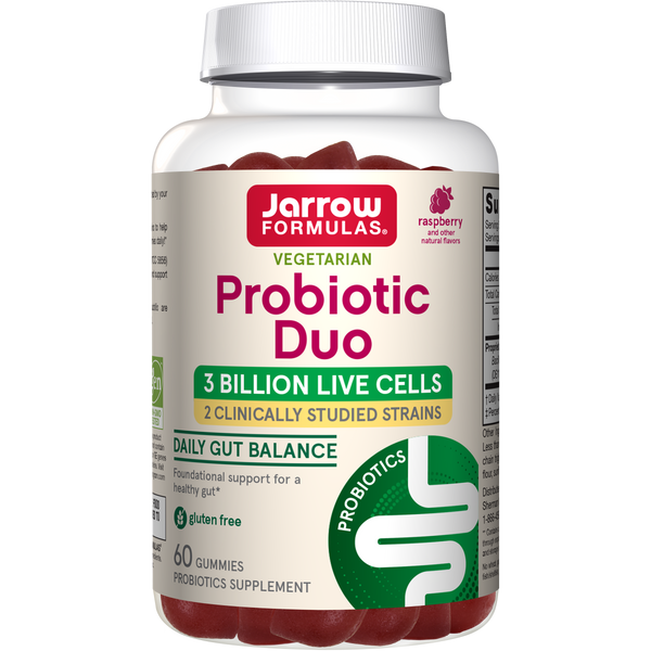 Jarrow Formulas Probiotic Duo Gummies, 60ct Bottle