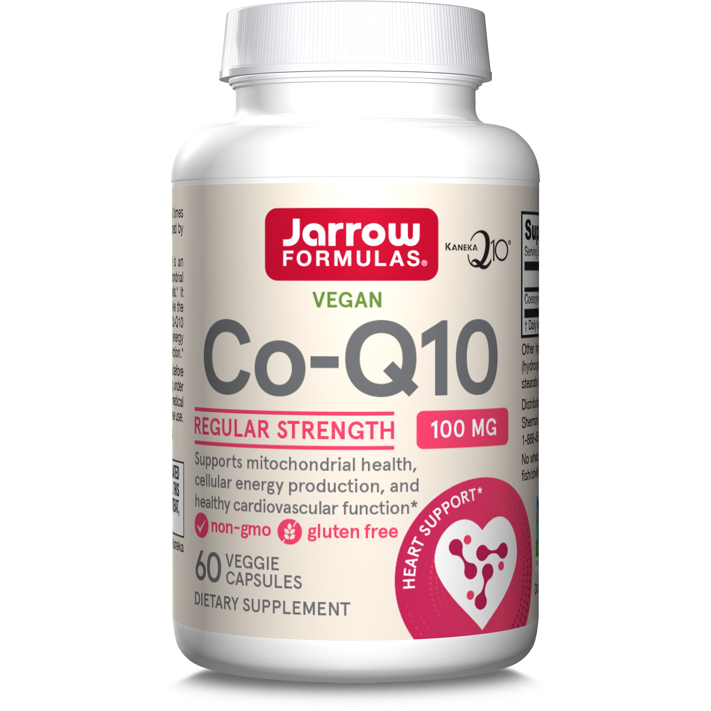 Co-Q10 100 mg, 60 Veggie Capsules | Jarrow Formulas