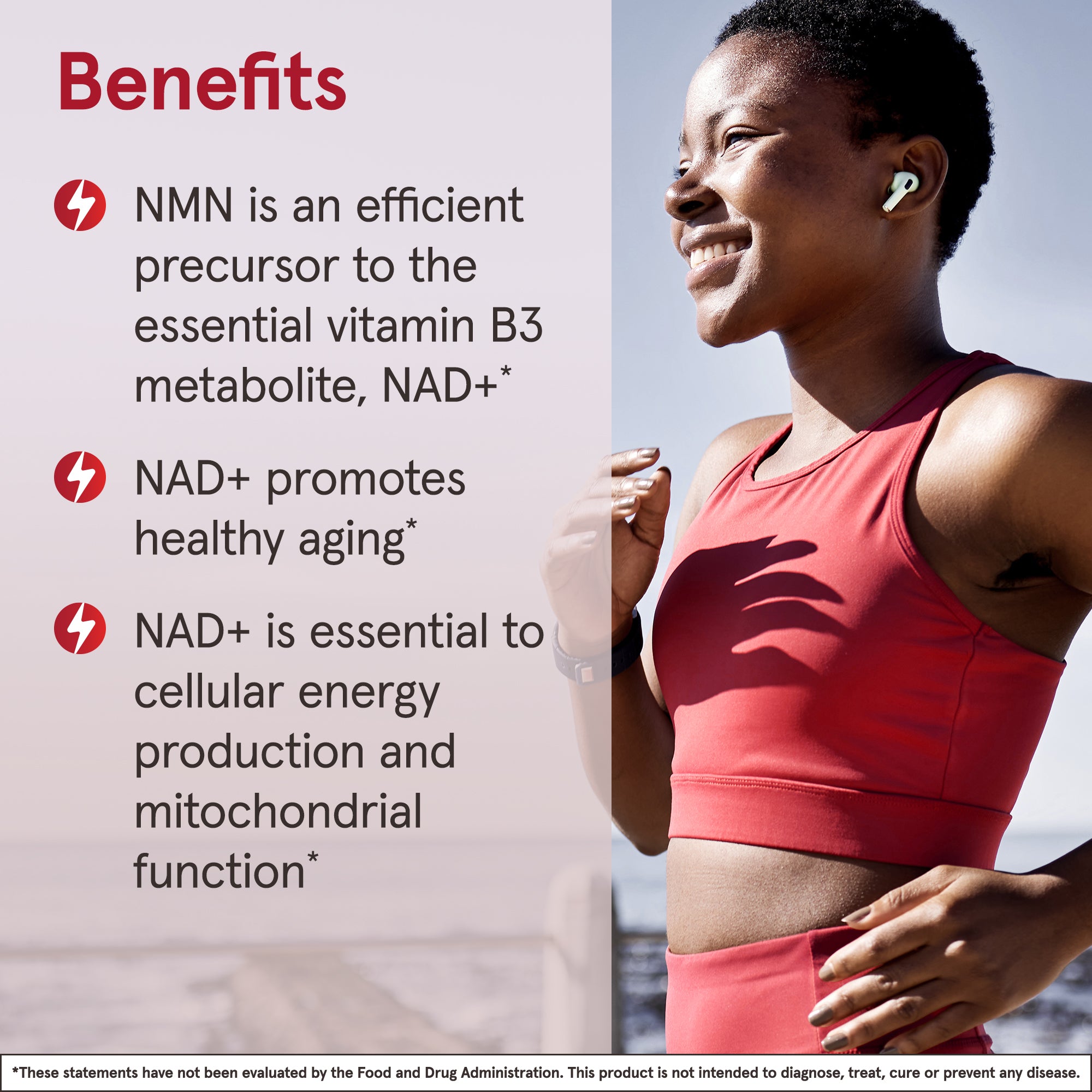NMN 125 mg for NAD+ & Cellular Energy Support | Jarrow Formulas