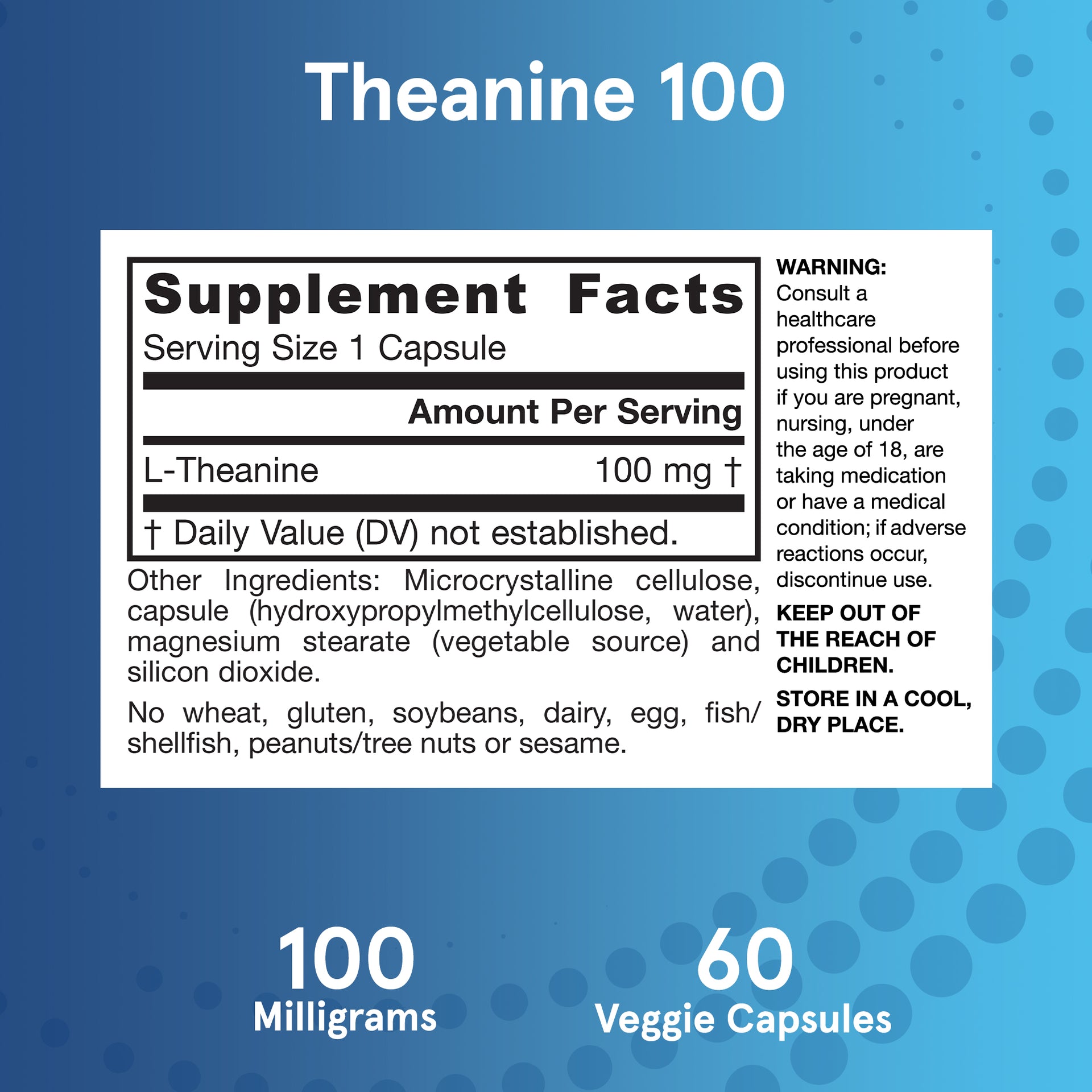 Theanine 100 - 100mg