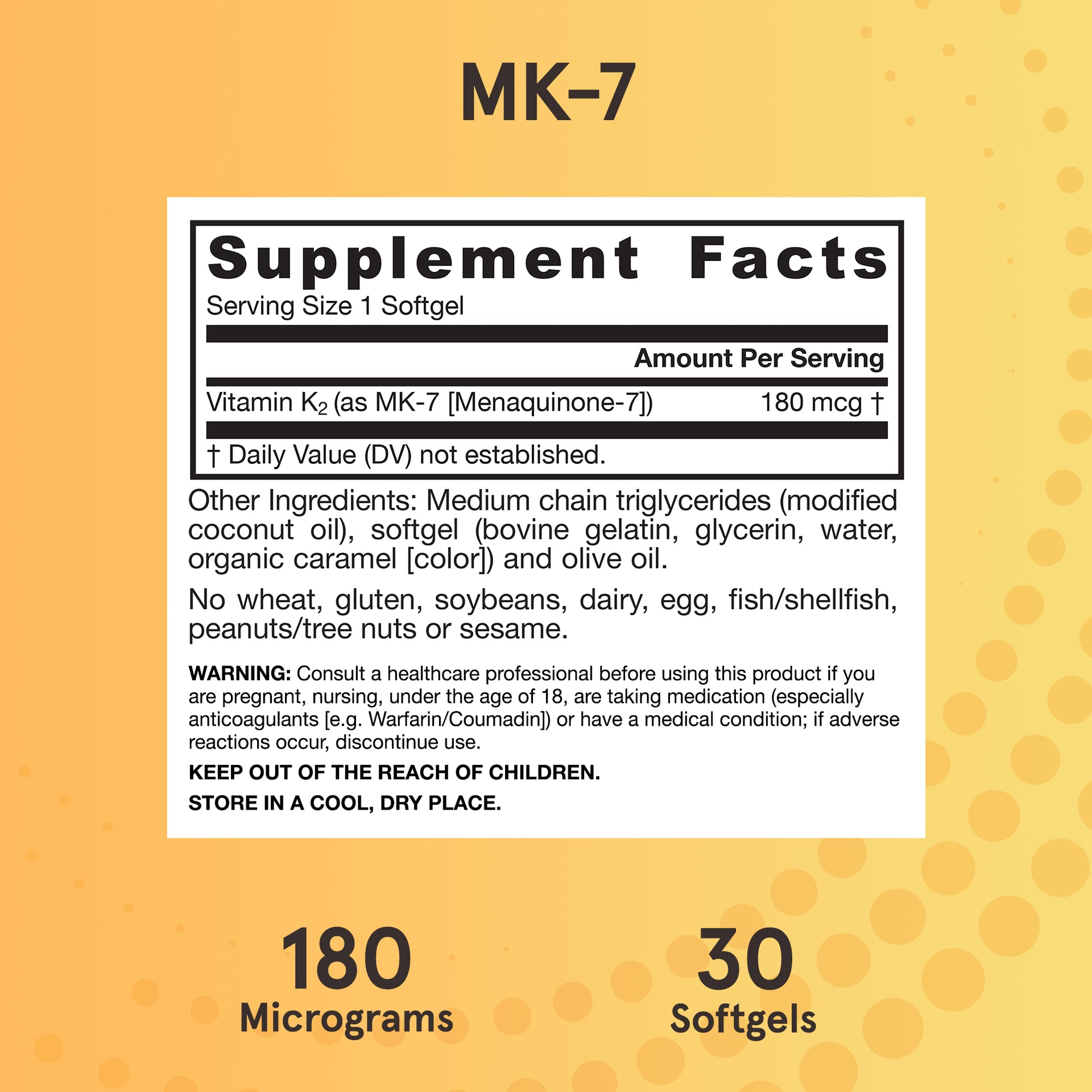 MK-7 - 180mcg