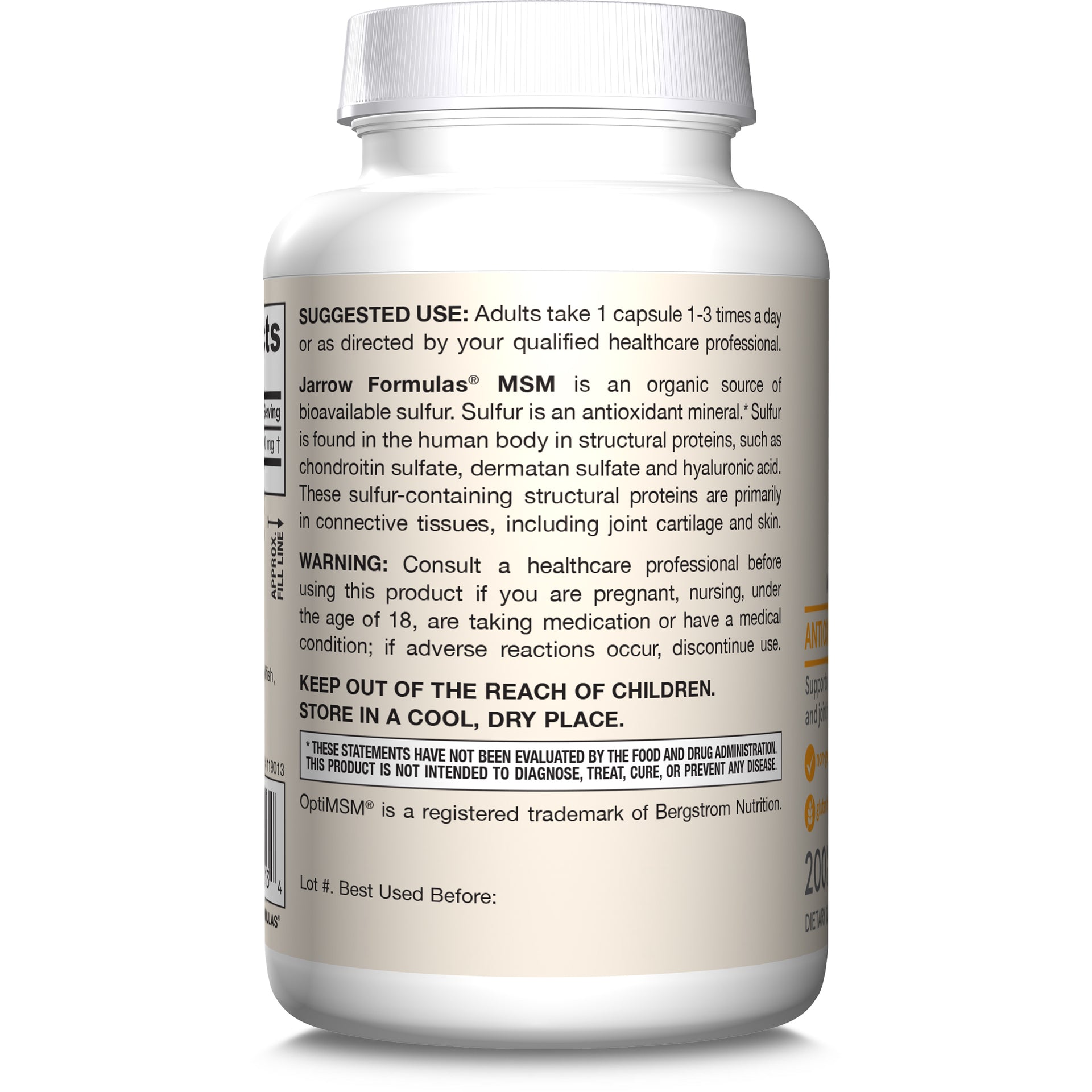 MSM - 1000mg Veggie Capsules