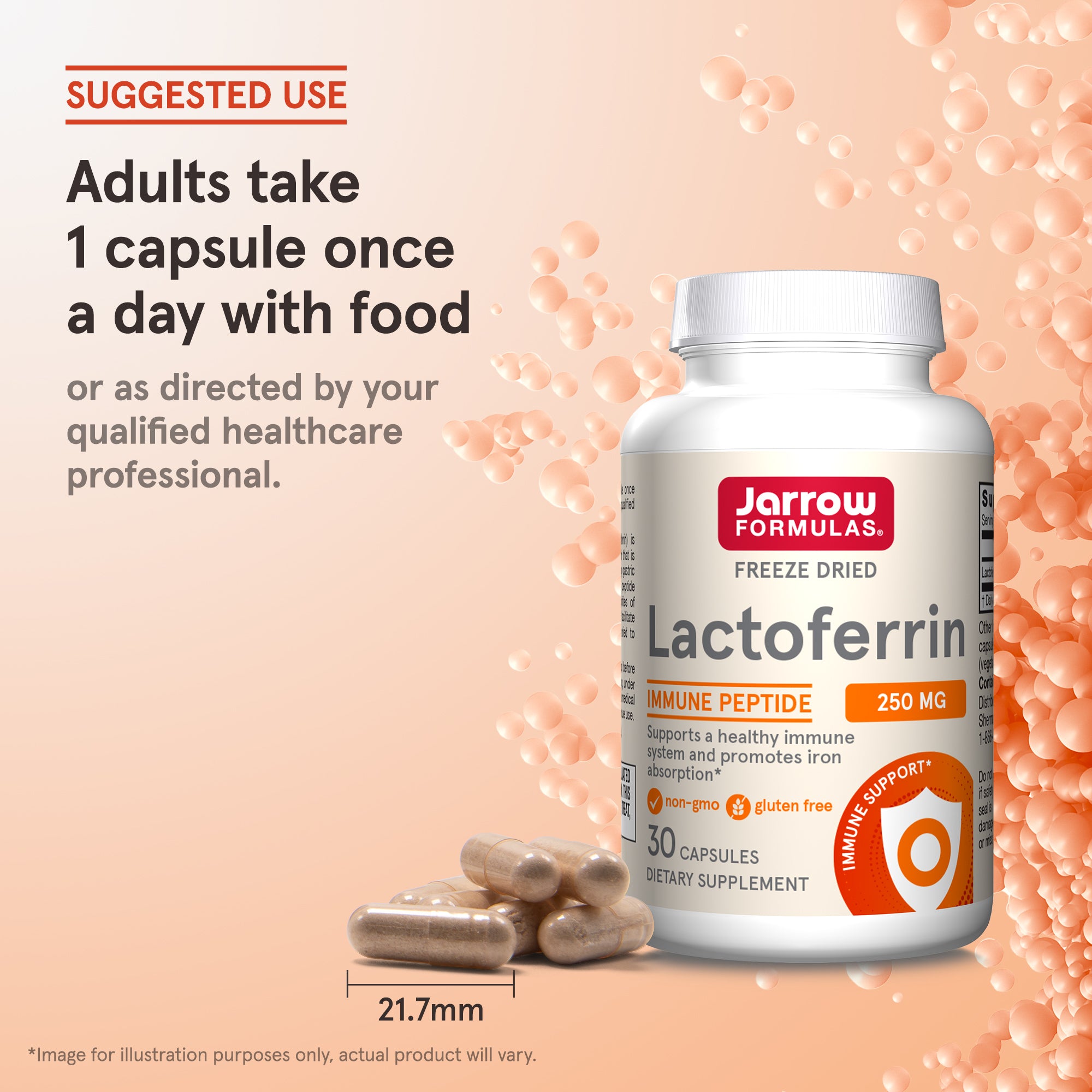 Lactoferrin 250 mg for Immune Support | Jarrow Formulas