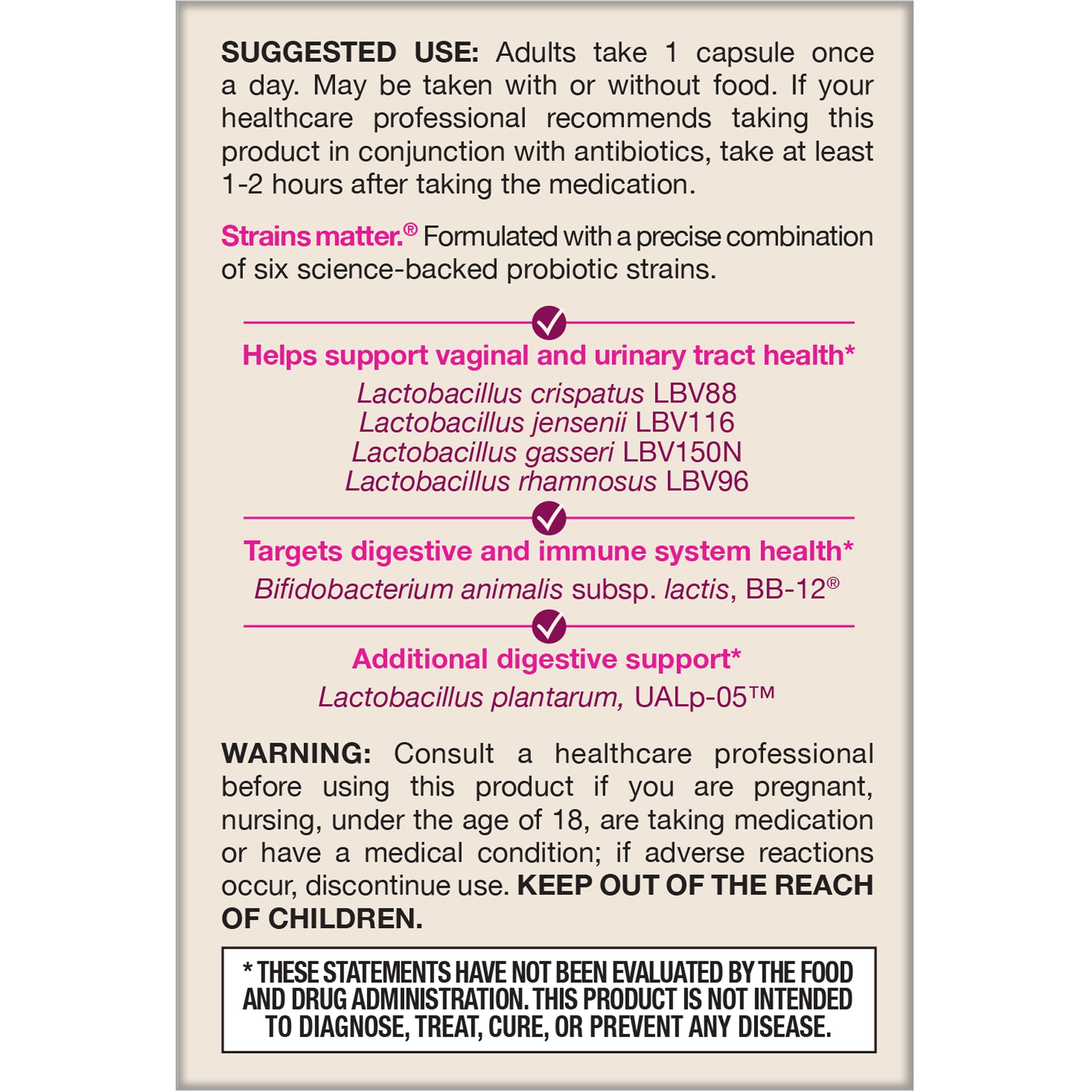 Fem-Dophilus® Advanced - 10 Billion CFU