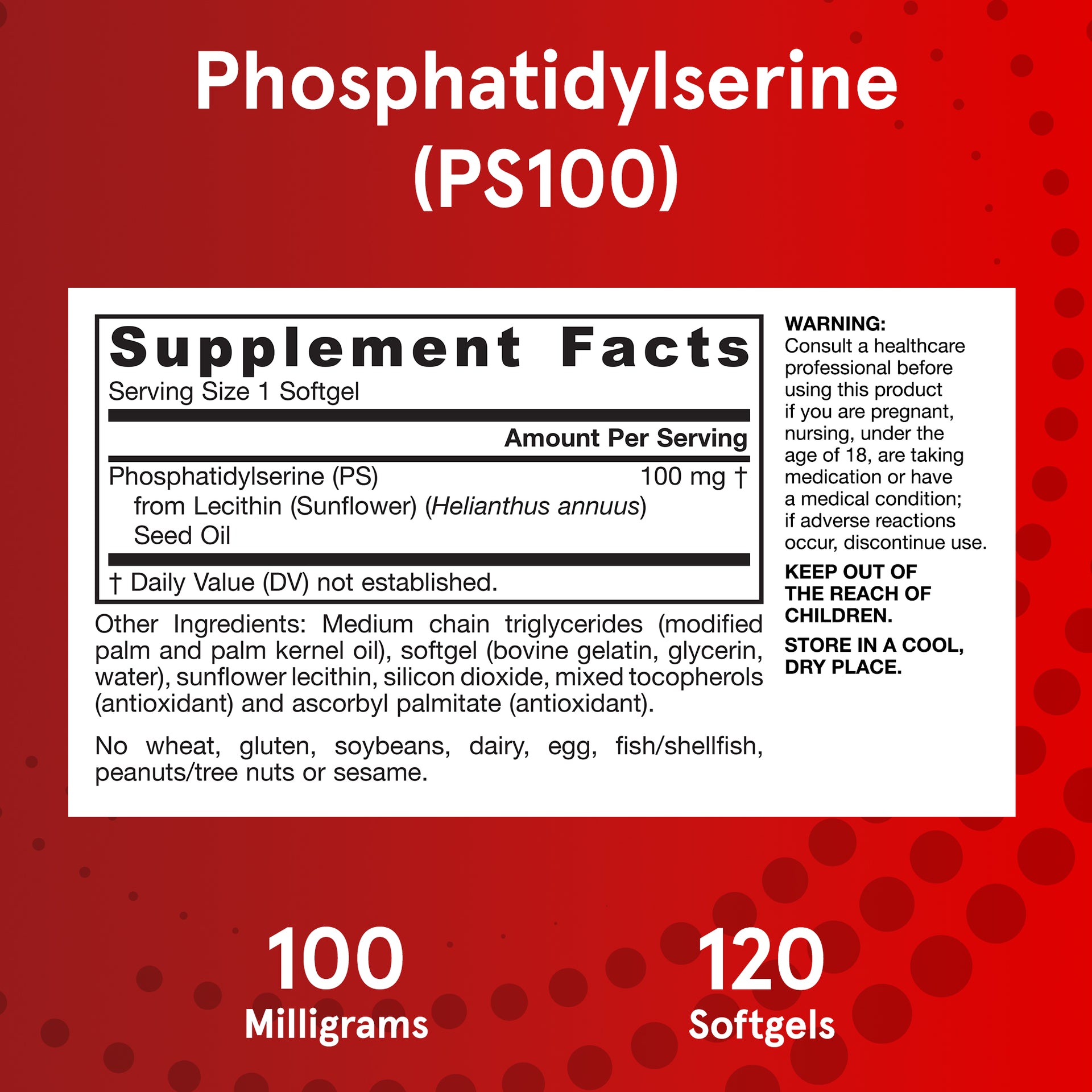 PS 100 - 100mg Softgels