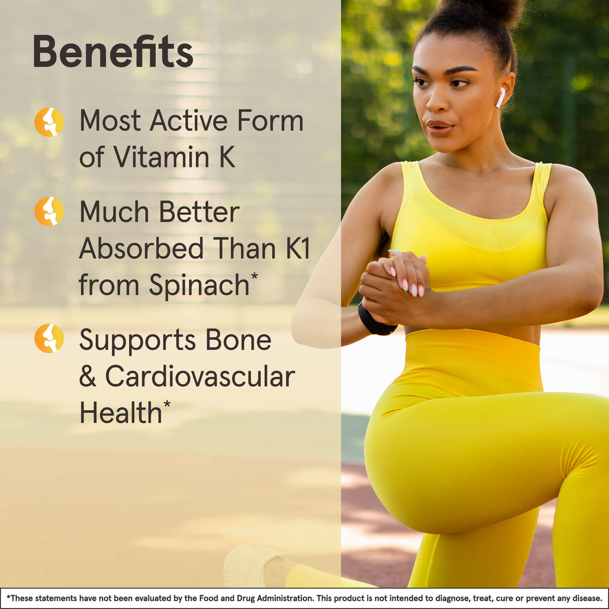 Alcaforte MK-7 180 mcg Vitamin K2 for Bone Health | Jarrow Formulas