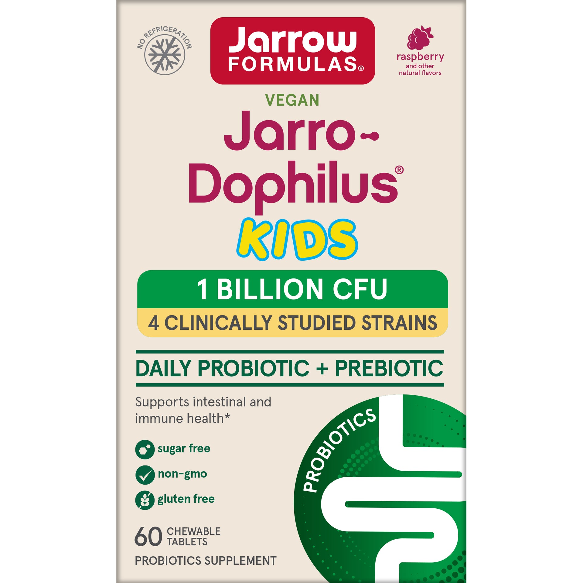 Jarro-Dophilus® Kids Natural Raspberry