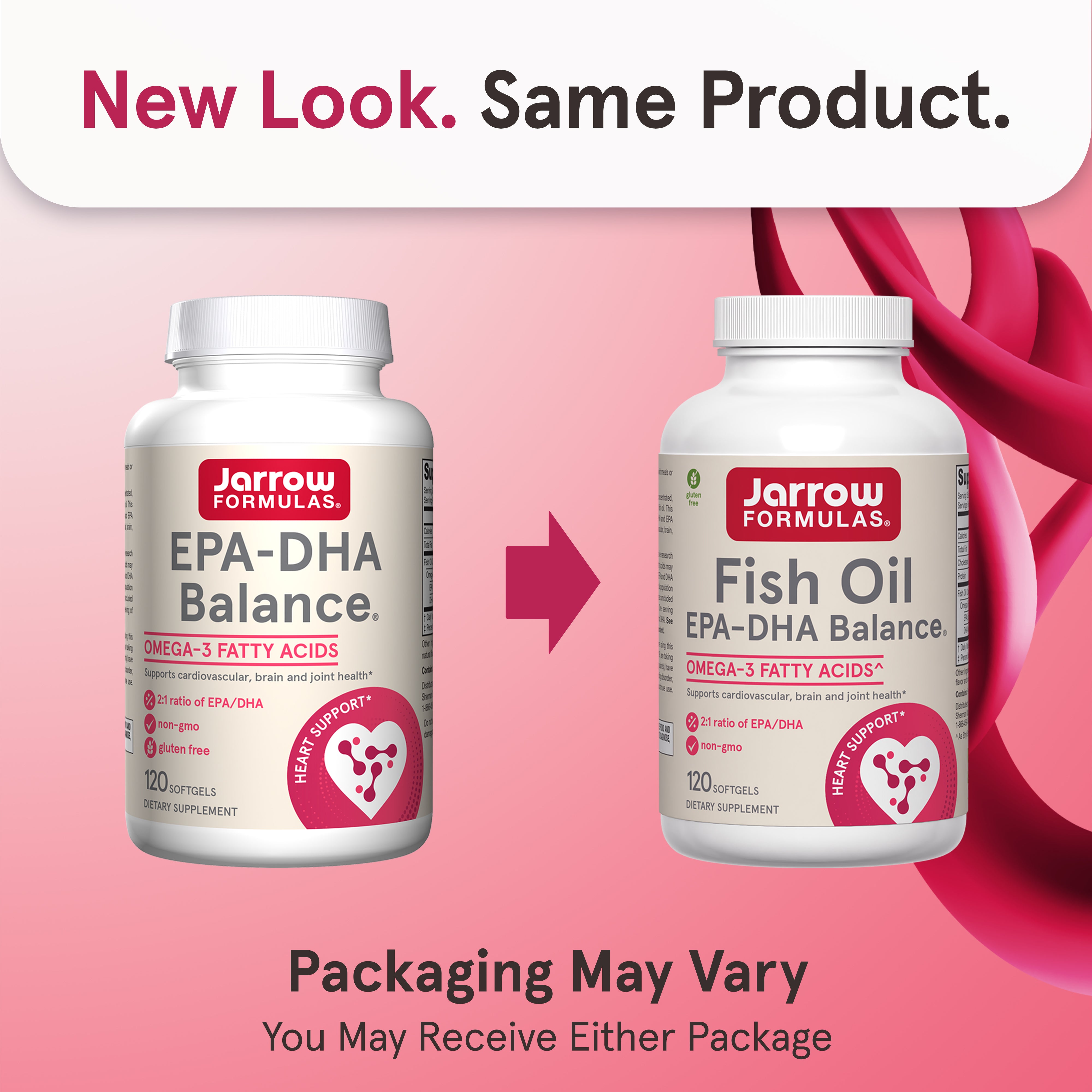 Fish Oil EPA-DHA Balance® Omega-3 | Jarrow Formulas