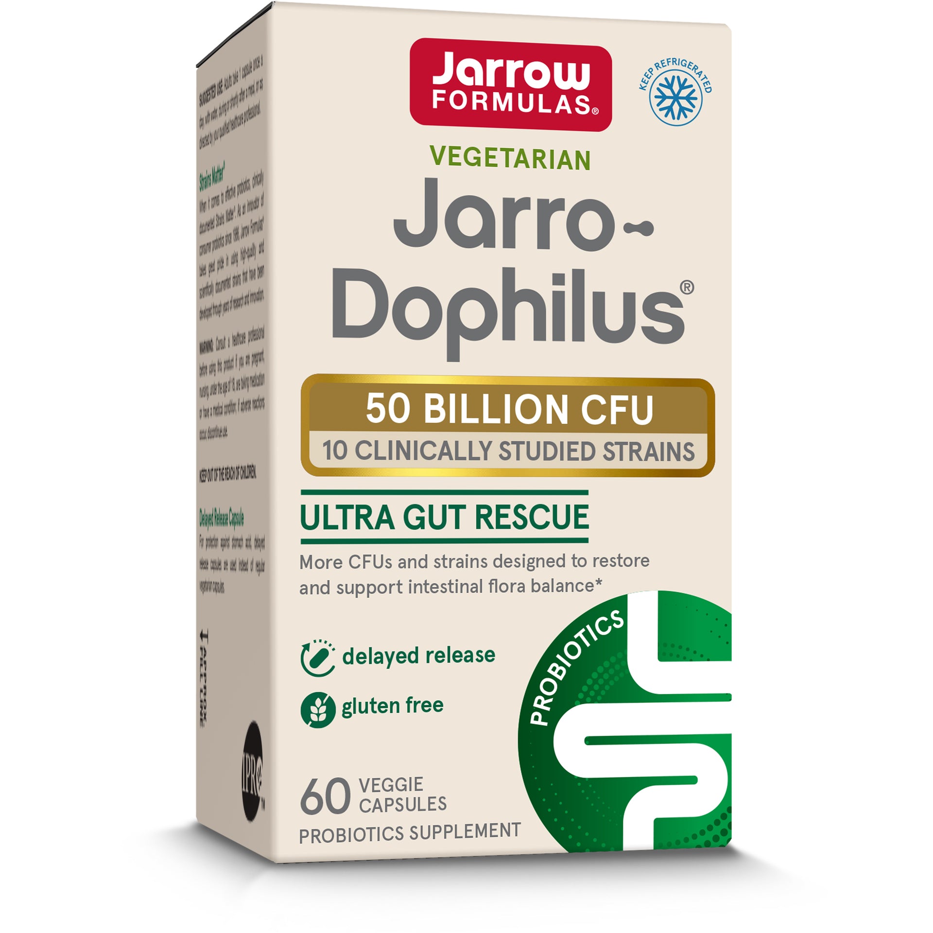 Jarro-Dophilus® Ultra Gut Rescue - 50 Billion CFU (Refrigerated)