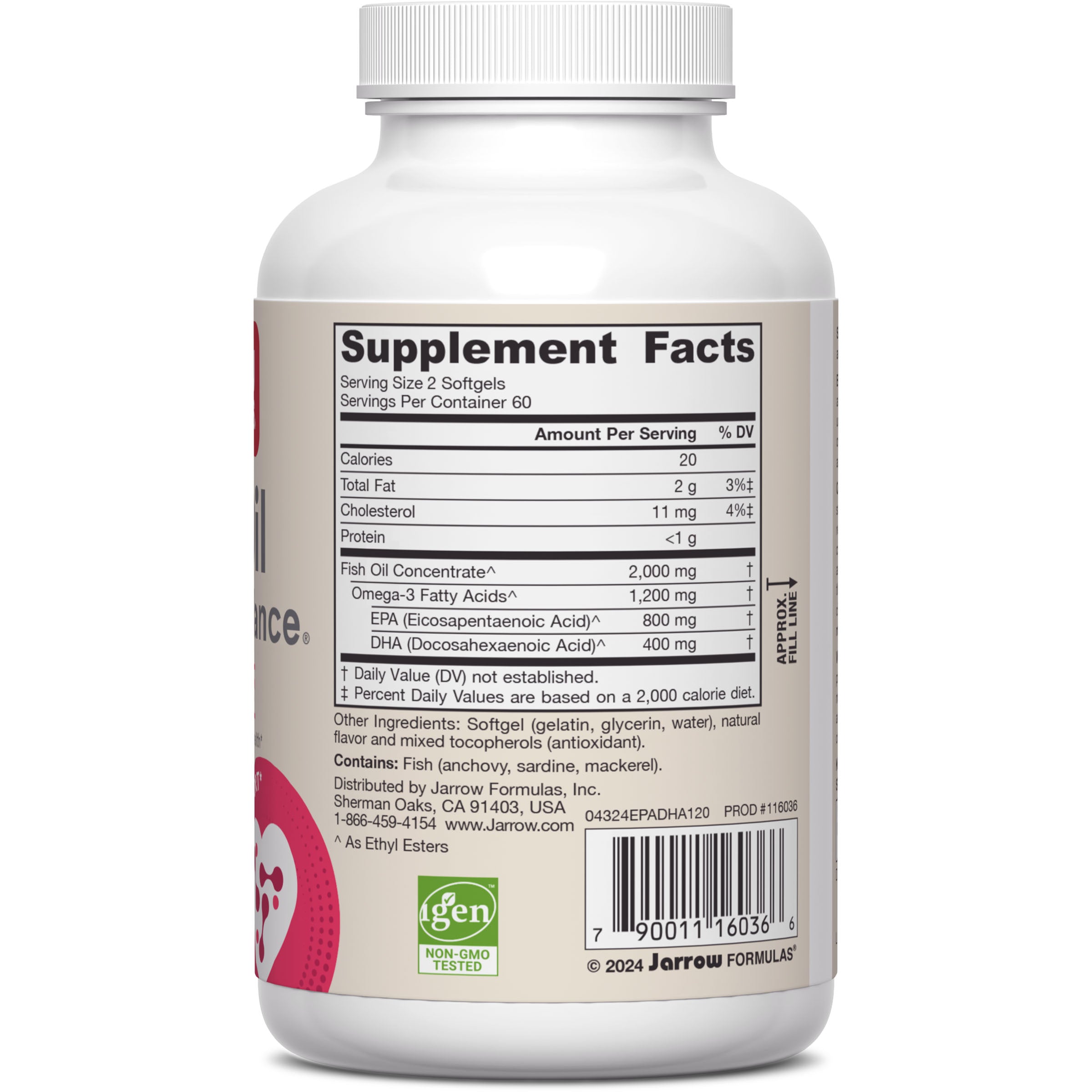 Fish Oil EPA-DHA Balance® Omega-3 | Jarrow Formulas