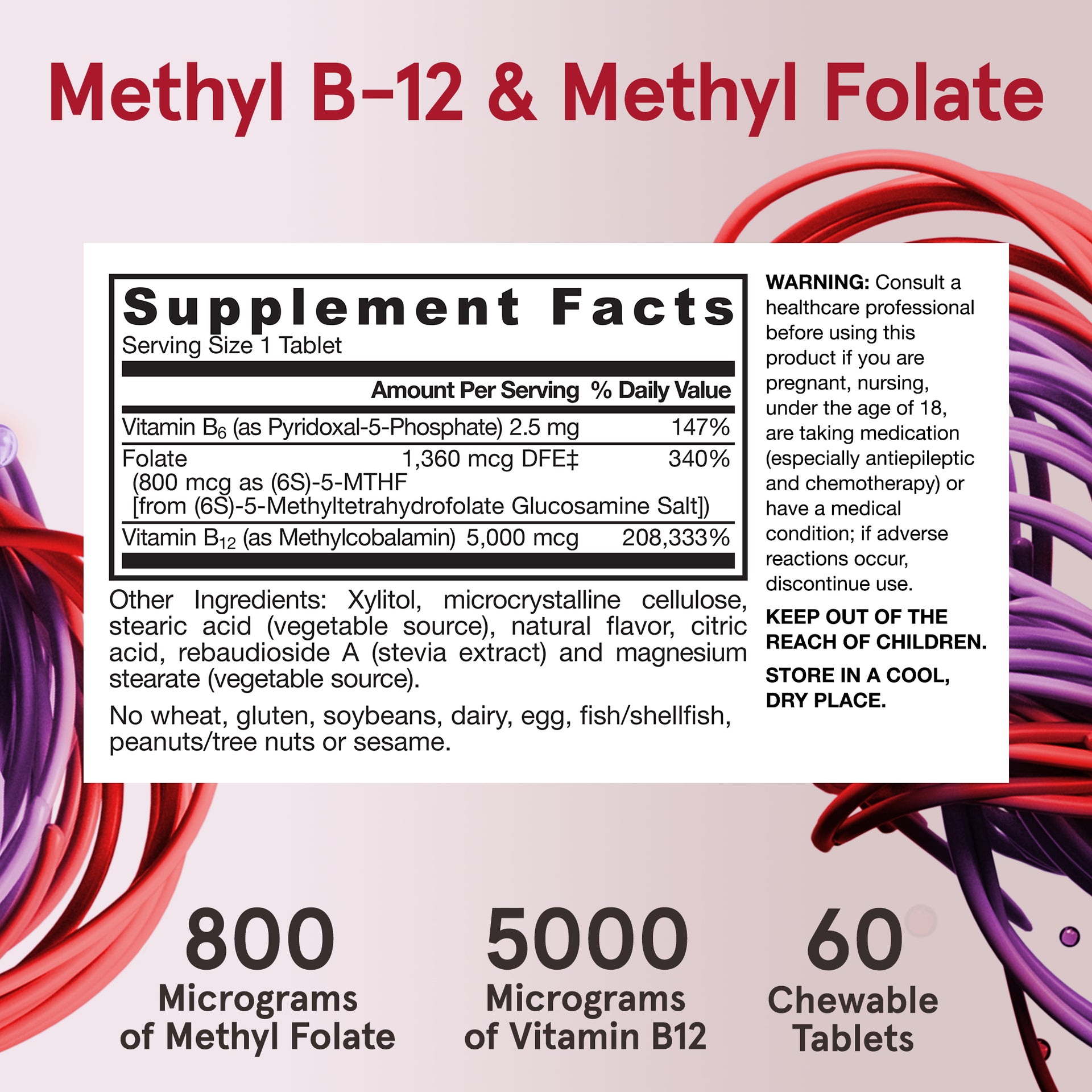 Methyl B-12 & Methyl Folate Cherry