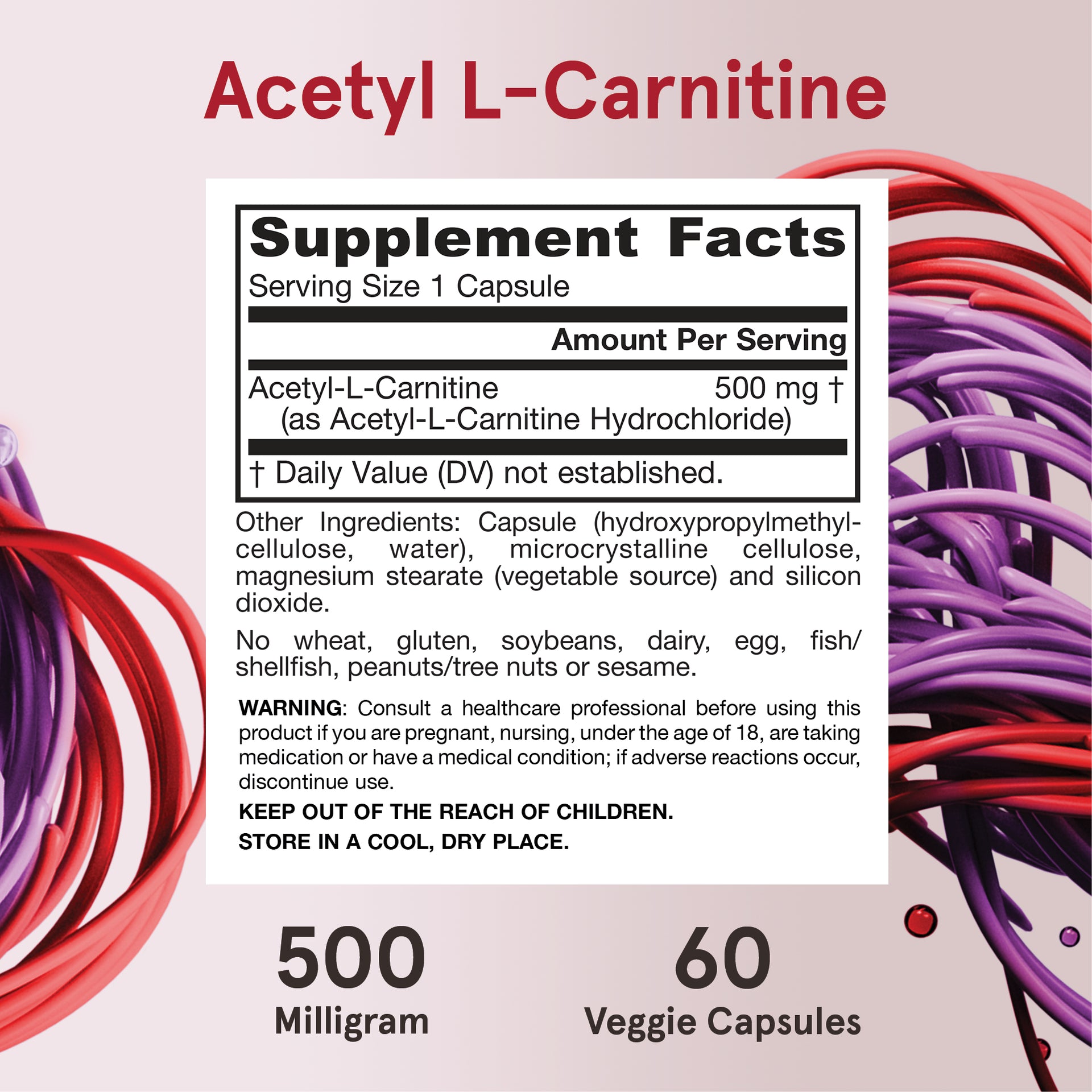 Acetyl L-Carnitine 500 mg