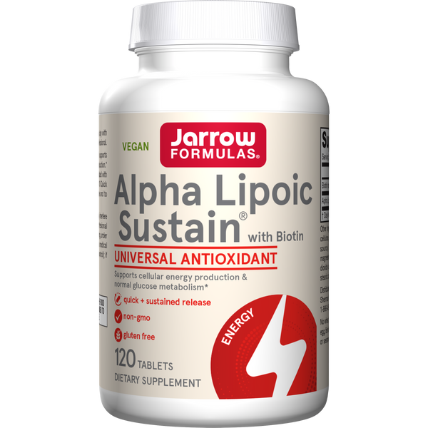 Jarrow Formulas Alpha Lipoic Sustain Tablets, 120ct Bottle