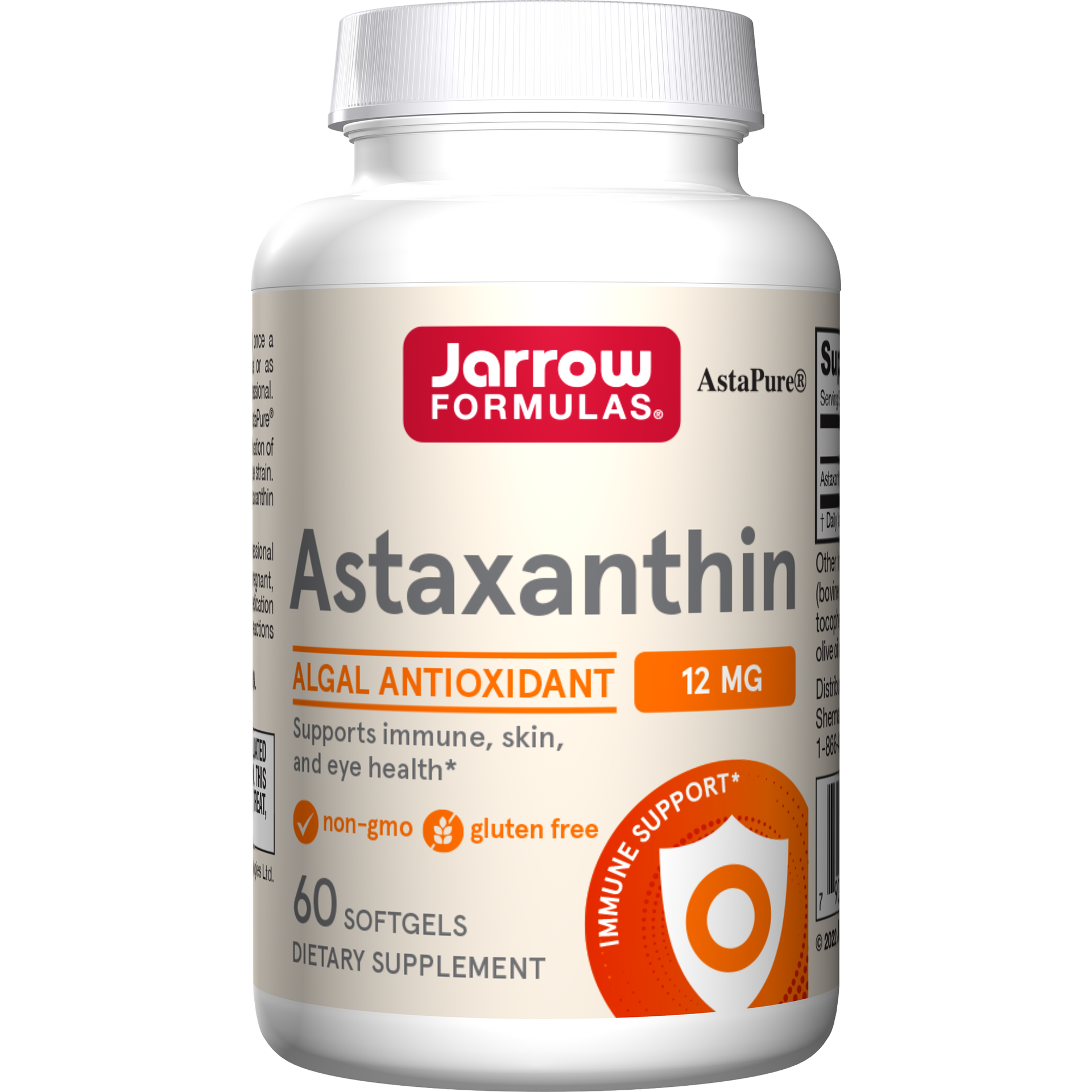 Jarrow Formulas Astaxanthin Softgels, 60ct Bottle