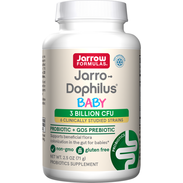Jarrow Formulas Jarro-Dophilus® Baby + GOS 3 Billion CFU, 2.5 oz (71 g) Powder Bottle