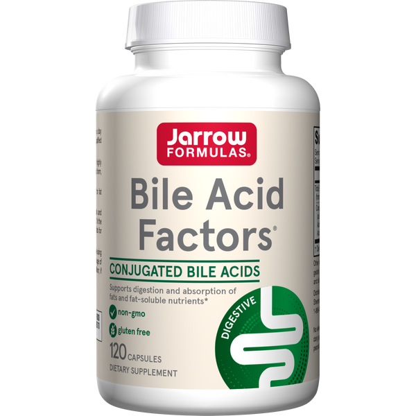 Jarrow Formulas Bile Acid Factors®, 120 Capsules Bottle