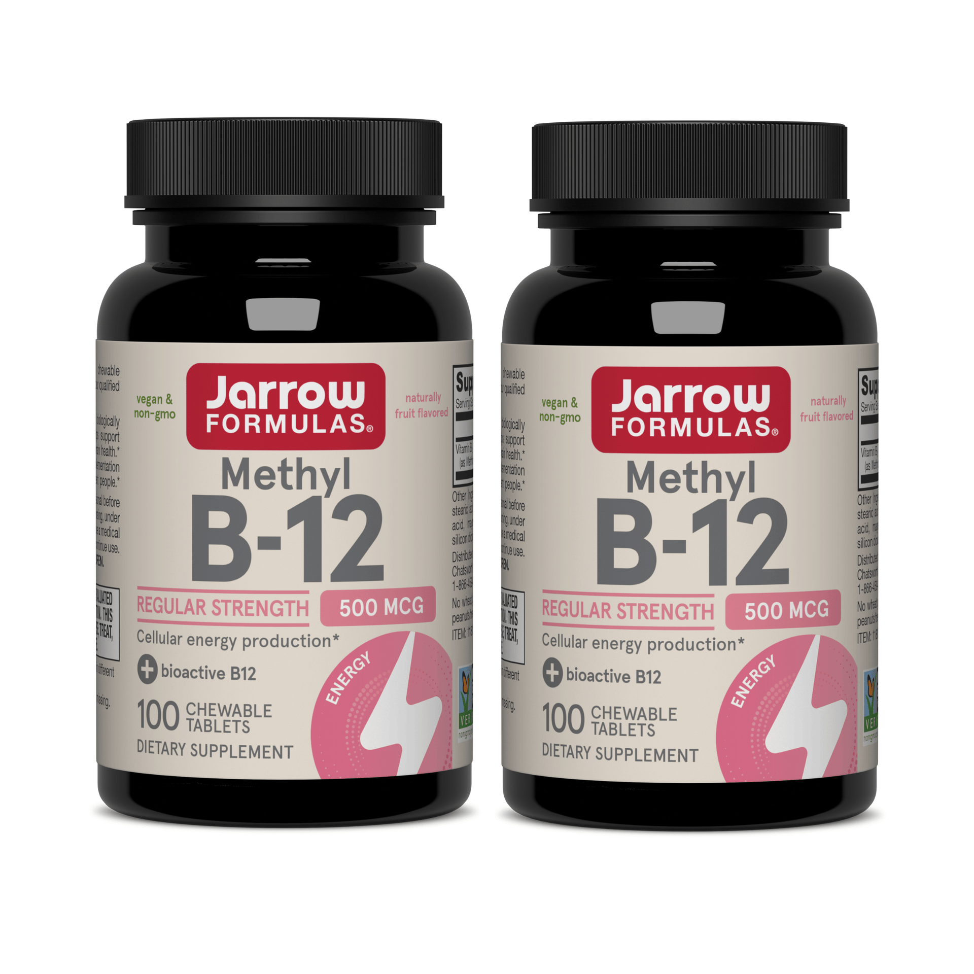 Methyl B-12 Cherry - 500mcg (2-Pack)