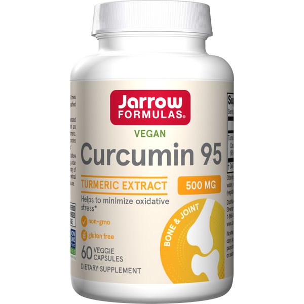 Jarrow Formulas Curcumin 95 Veggie Caps, 60ct Bottle