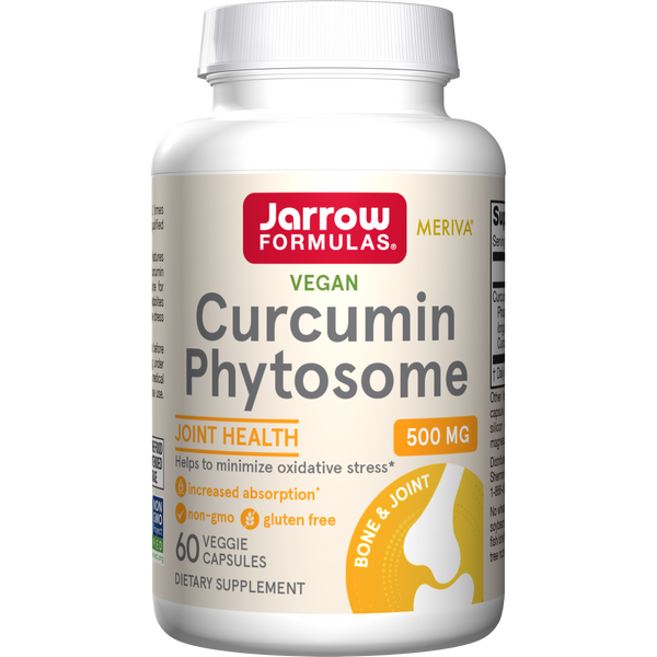 Jarrow Formulas Curcumin Phytosome Veggie Capsules, 60ct Bottle