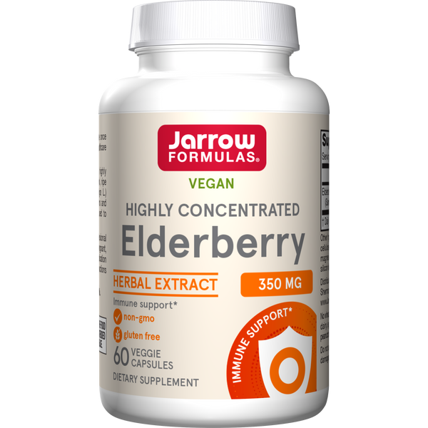Jarrow Formulas Elderberry, 60 Veggie Capsules Bottle