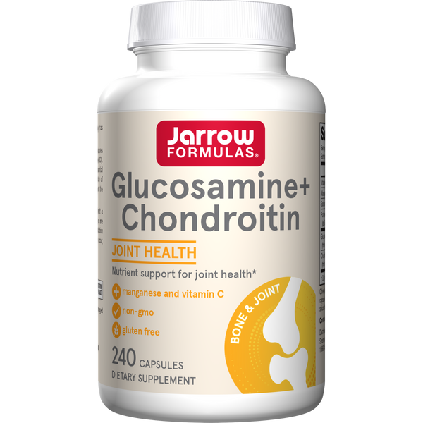 Jarrow Formulas Glucosamine + Chondroitin , 240 Capsules Bottle