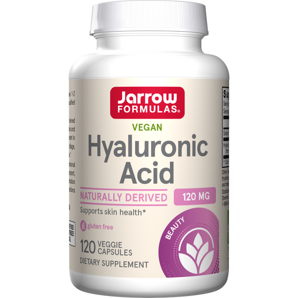 Jarrow Formulas Hyaluronic Acid Veggie Capsules, 120ct Bottle