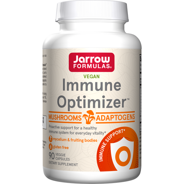 Jarrow Formulas Immune Optimizer™, Mushrooms & Adaptogens, 90 Veggie Capsules Bottle