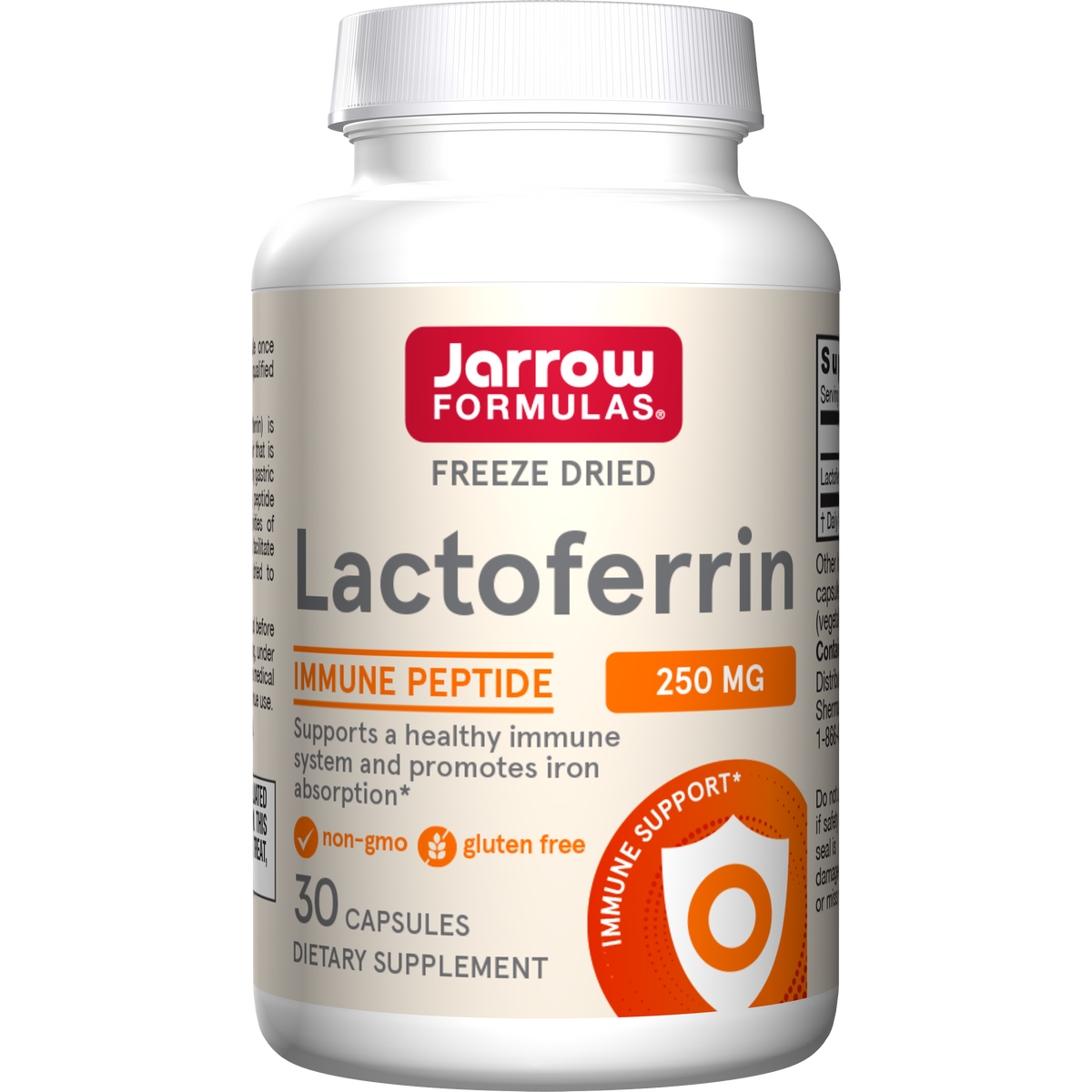 Lactoferrin 250 mg Capsules - Jarrow Formulas