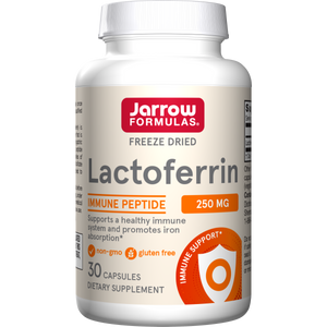 Jarrow Formulas Lactoferrin 250 mg, 30 Capsules Bottle