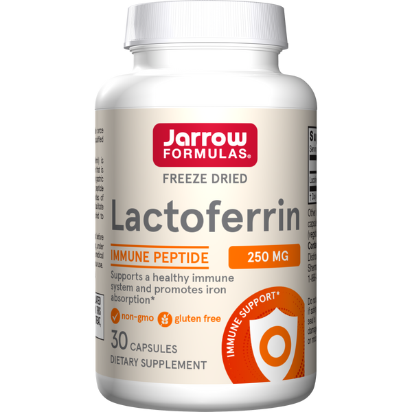 Jarrow Formulas Lactoferrin 250 mg, 30 Capsules Bottle