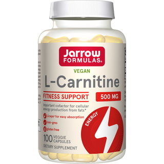 L-Carnitine 500 mg, 100 Vegetarian Licaps® | Jarrow Formulas