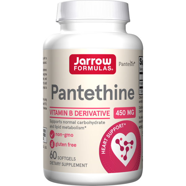 Jarrow Formulas Pantethine 450 mg, 60 Softgels Bottle