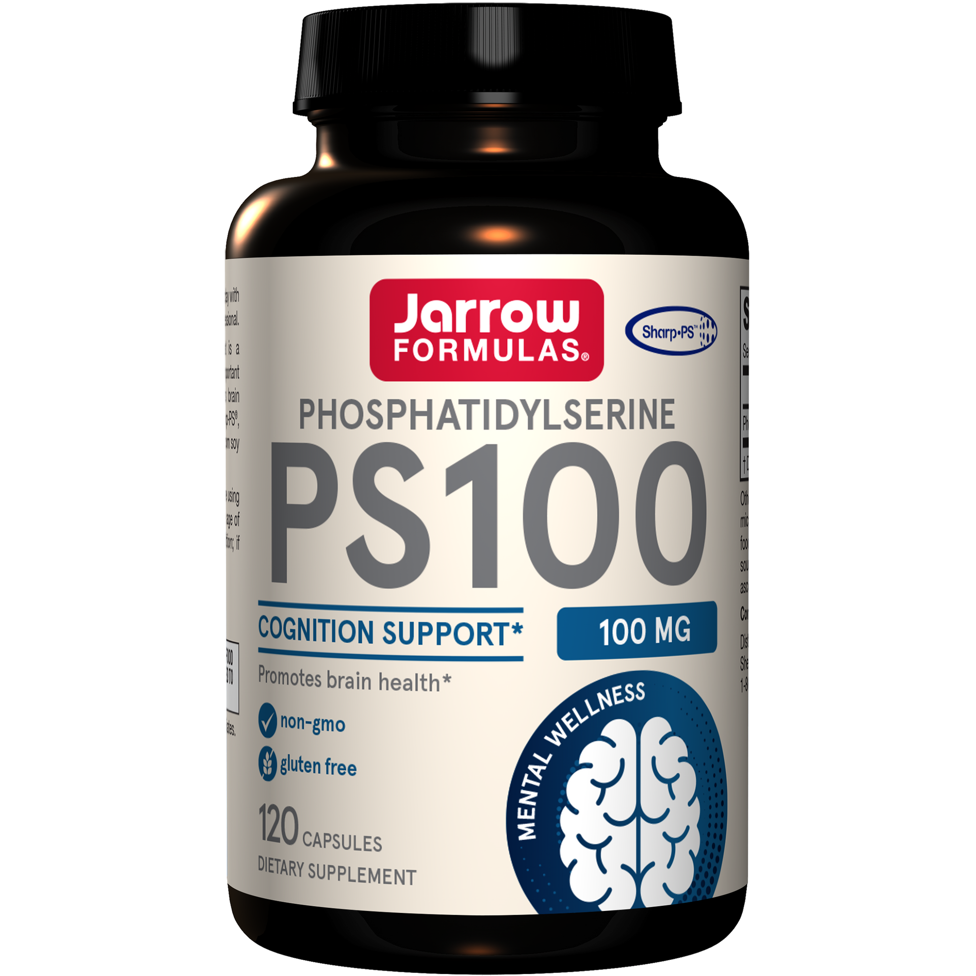 Jarrow Formulas PS 100 100 mg, 120 Capsules Bottle