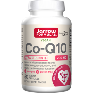 Jarrow Formulas Co-Q10 200 mg, 60 Veggie Capsules Bottle
