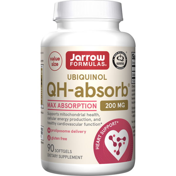 Jarrow Formulas QH-absorb® Softgels, 200mg, 90ct Bottle