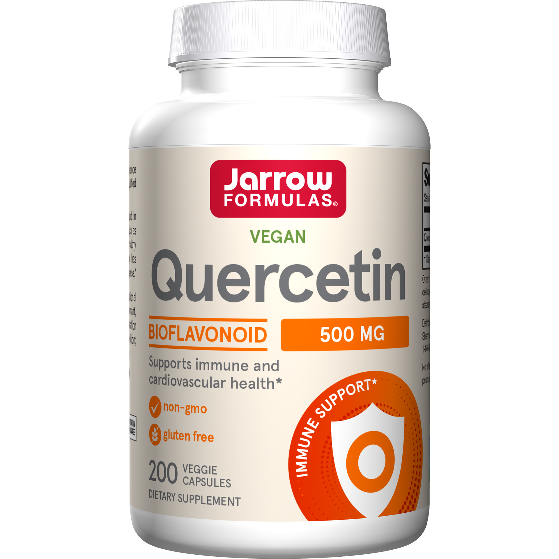 Jarrow Formulas Quercetin Veggie Caps, 500mg, 200ct Bottle
