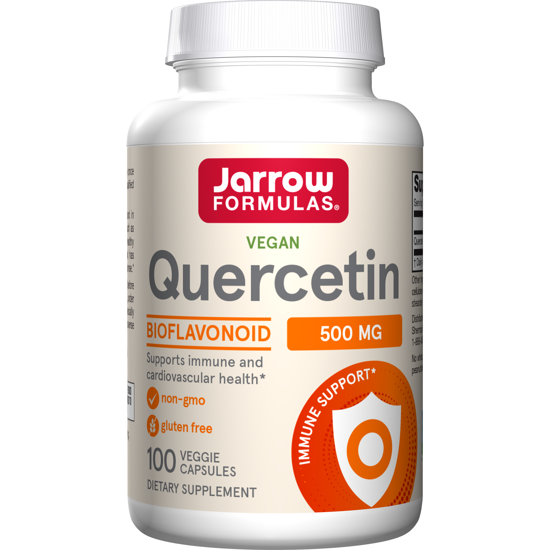 Jarrow Formulas Quercetin Veggie Caps, 500mg, 100ct Bottle