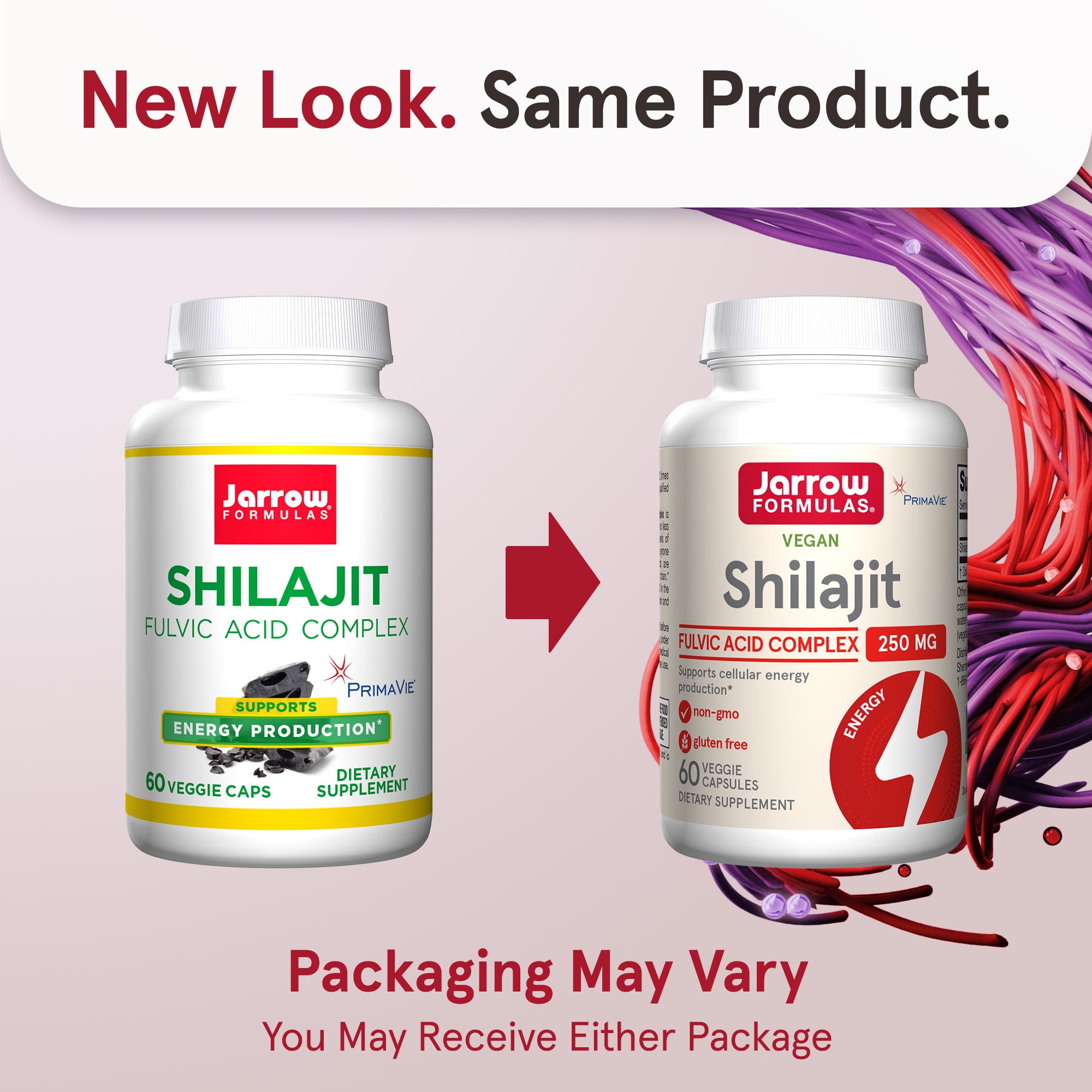 Shilajit Fulvic Acid Complex 250 mg, 60 Veggie Caps | Jarrow Formulas