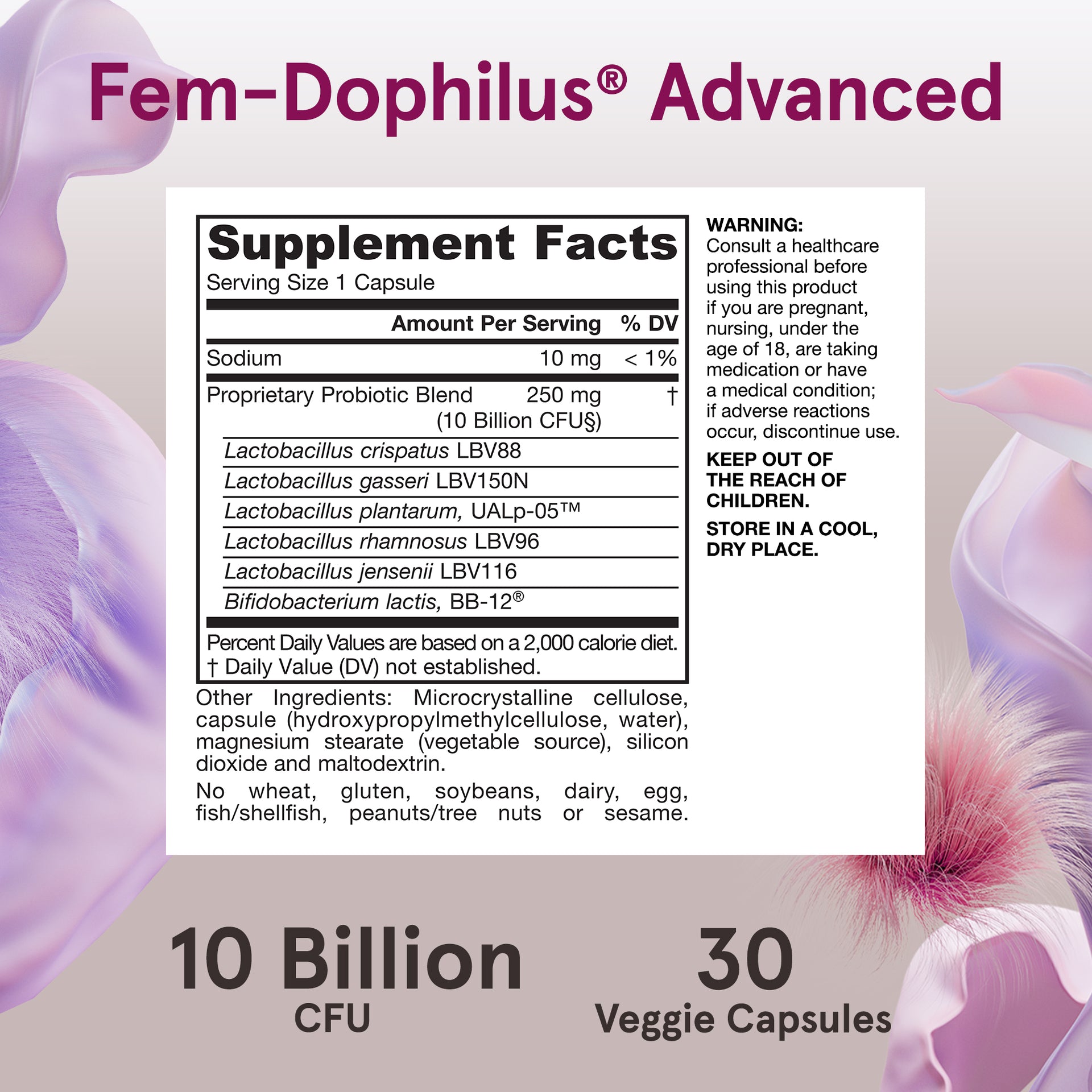 Fem-Dophilus® Advanced - 10 Billion CFU